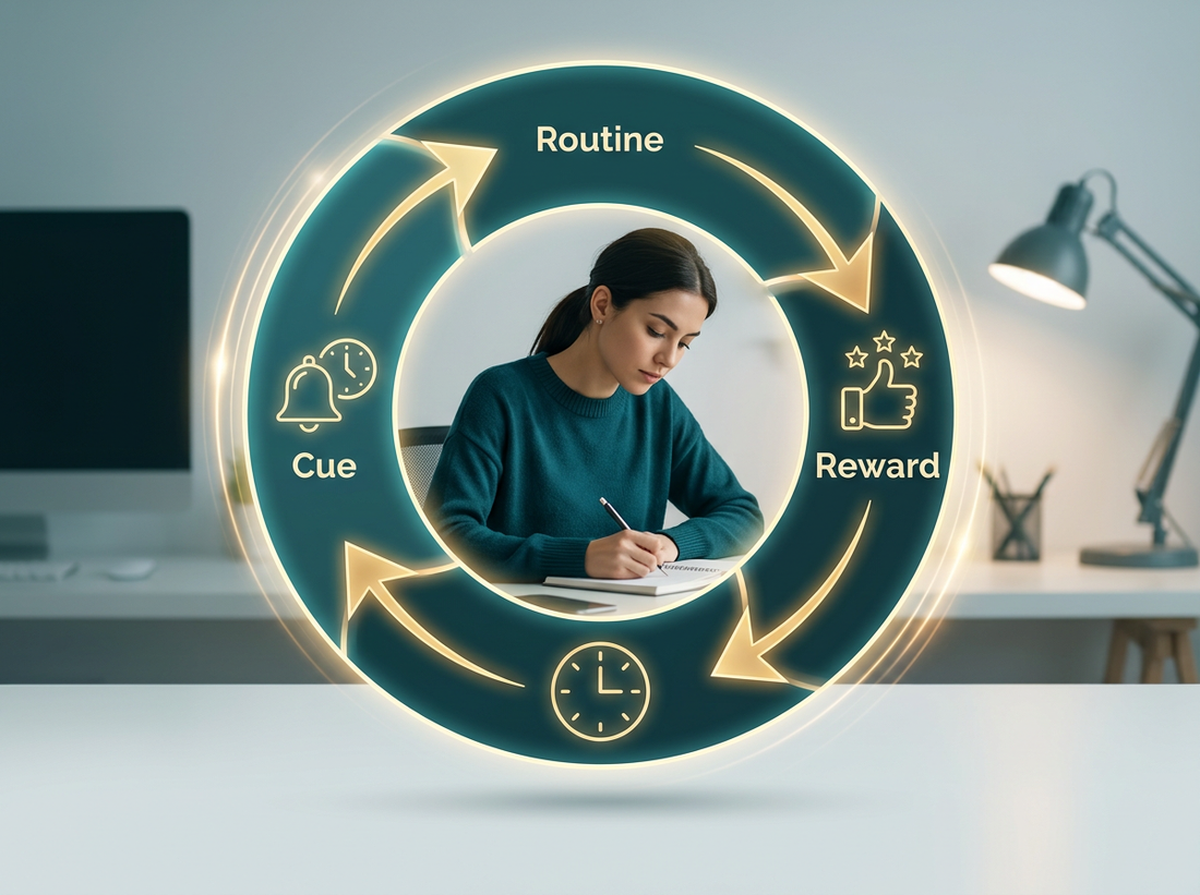 The Psychology of Habits: The Cue-Routine-Reward Model and an Example