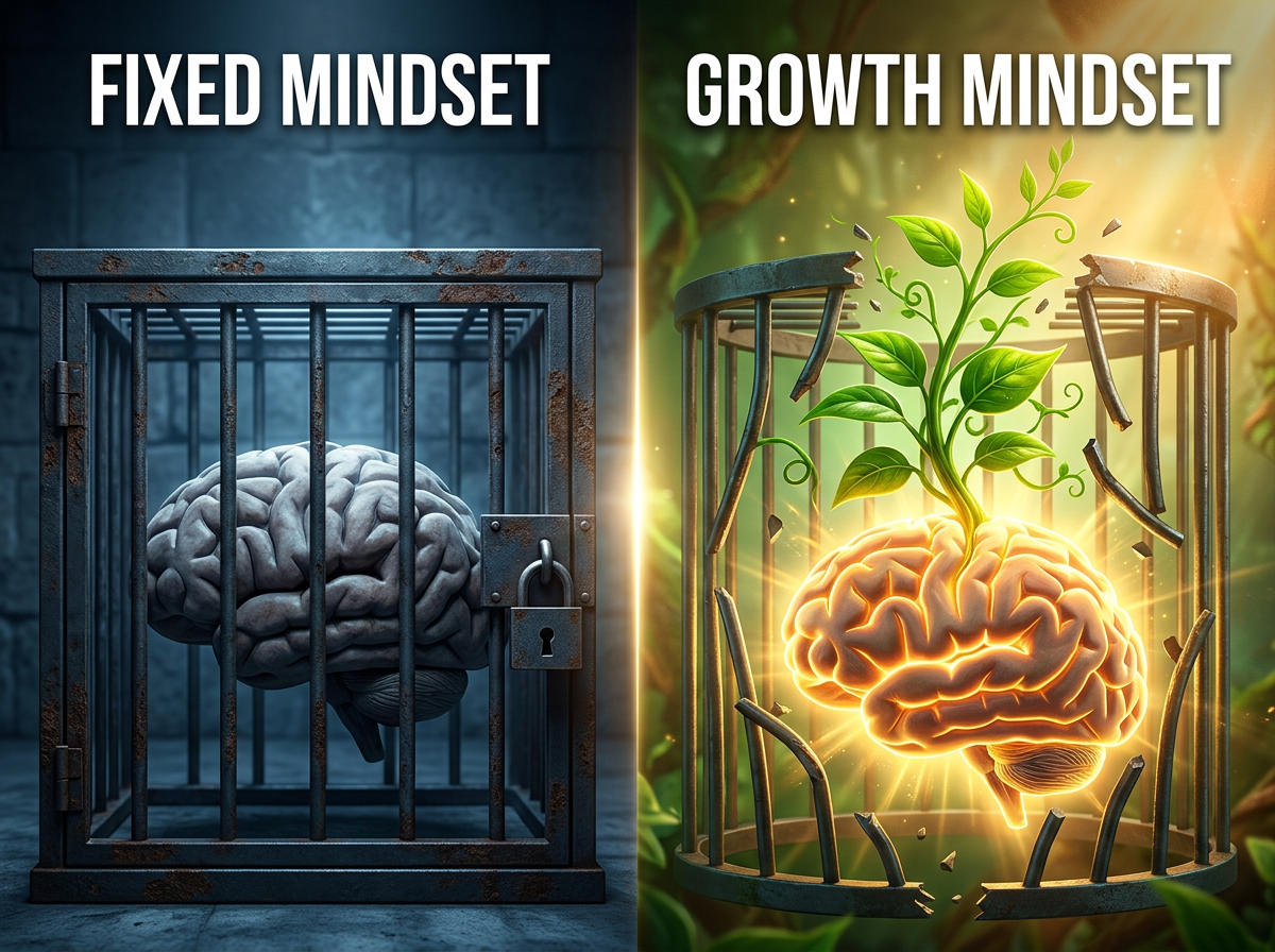 Fixed Mindset vs. Growth Mindset: The Difference, Psychological Evidence, and One Tip You Can Use Today